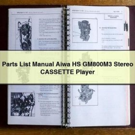 Aiwa HS-GM800M3 Stereo-Kassettenspieler Teileliste (PDF)