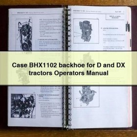 Bedienungsanleitung für BHX1102-Bagger für D- und DX-Traktoren
