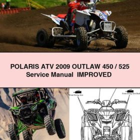 POLARIS ATV 2009 OUTLAW 450/525 Service Repair Manual +Improved+