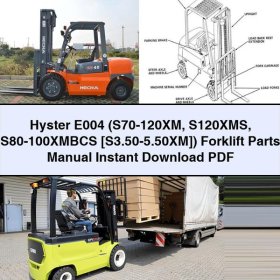Hyster E004 Gabelstapler Ersatzteil Handbuch - Sofort Download PDF