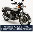 Kawasaki KZ305-B1 1982 Factory Service Repair Manual
