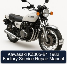 Kawasaki KZ305-B1 1982 Factory Service Repair Manual