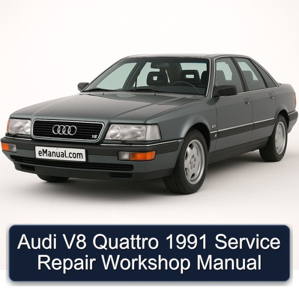 Audi V8 Quattro 1991 Service Repair Workshop Manual