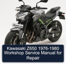 Kawasaki Z650 1976-1980 Workshop Service Manual for Repair