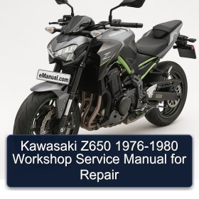 Kawasaki Z650 1976-1980 Workshop Service Manual for Repair