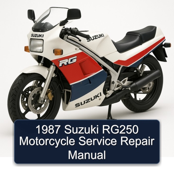 1987 Suzuki RG250 Motorcycle Service Repair Manual