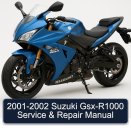 2001-2002 Suzuki Gsx-R1000 Service & Repair Manual