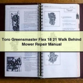 Reparaturanleitung Toro Greensmaster Flex 18 21 Rasenmäher PDF Download