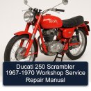 Ducati 250 Scrambler 1967-1970 Workshop Service Repair Manual