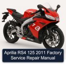 Aprilia RS4 125 2011 Factory Service Repair Manual