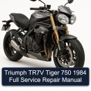 Triumph TR7V Tiger 750 1984 Full Service Repair Manual