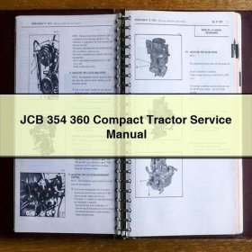 JCB 354 360 Kompakttraktor Service- und Reparaturhandbuch