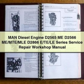 MAN Diesel & Turbo D2565 ME, D2566 ME/MTE/MLE, D2866 E/TE/LE Serien: Werkstatt- und Reparaturhandbuch