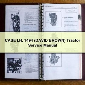 Reparaturhandbuch für den CASE I.H. 1494 (DAVID BROWN) Traktor
