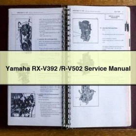 Yamaha RX-V392 / R-V502 Servicehandbuch PDF