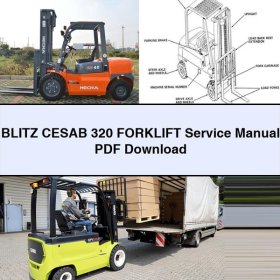Gabelstapler Service- und Reparaturhandbuch CESAB 320