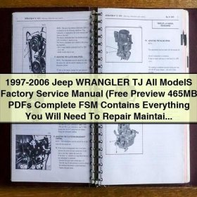 Jeep Wrangler TJ (1997-2006) Werkstatthandbuch