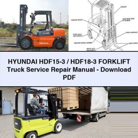 Hyundai HDF15-3/HDF18-3 Gabelstapler - Service- und Reparaturhandbuch (PDF)
