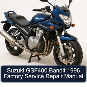 Suzuki GSF400 Bandit 1996 Factory Service Repair Manual