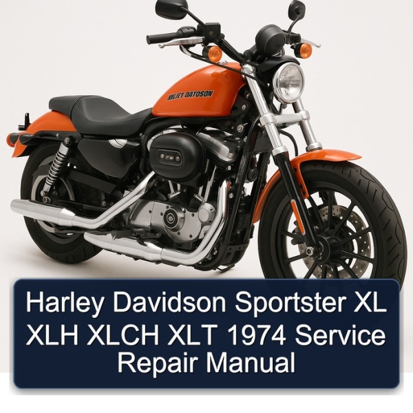 Harley Davidson Sportster XL XLH XLCH XLT 1974 Service Repair Manual