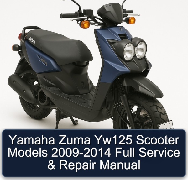Yamaha Zuma Yw125 Scooter Models 2009-2014 Full Service & Repair Manual