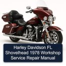 Harley Davidson FL Shovelhead 1978 Workshop Service Repair Manual