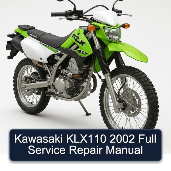 Kawasaki KLX110 2002 Full Service Repair Manual