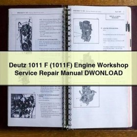 Deutz 1011 F Werkstatthandbuch