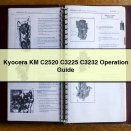Kyocera KM C2520 C3225 C3232 Operation Guide