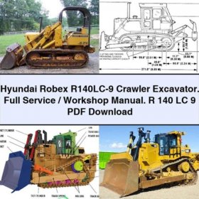 Hyundai Robex R140LC-9 Kettenbagger: Werkstatthandbuch (PDF)