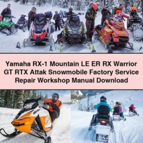 Yamaha Schneemobil Werkstatthandbuch: RX-1, Mountain LE, ER, Warrior GT, RTX, Attak