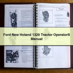 Ford New Holland 1320 Traktor Bedienungsanleitung