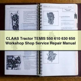 CLAAS Traktor TEMIS 550/610/630/650 Werkstatt-Handbuch