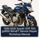 1999-2005 Suzuki GSF 600 gsf600 BAndIT Service Repair Workshop Manual