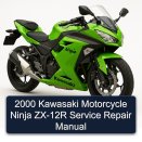 2000 Kawasaki Motorcycle Ninja ZX-12R Service Repair Manual