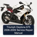 Triumph Daytona 675 2006-2009 Service Repair Manual
