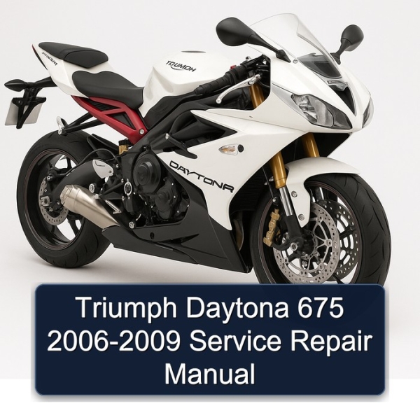 Triumph Daytona 675 2006-2009 Service Repair Manual