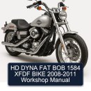 HD DYNA FAT BOB 1584 XFDF BIKE 2008-2011 Workshop Manual