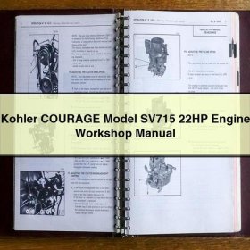 Kohler COURAGE SV715 22 PS Motor Werkstatt-Handbuch