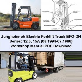 Jungheinrich EFG-DH-Serie: Werkstatt-Handbuch (12.5 15A, 08/1994-07/1996) - PDF Download