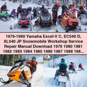 1979-1990 Yamaha Excel-V C EC540 D XL540 JP Snowmobile Workshop Service Repair Manual 1979 1980 1981 1982 1983 1984 1985 1986 1987 1988 1989 1990