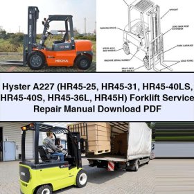 Hyster A227 Gabelstapler Service- und Reparaturhandbuch