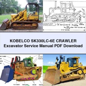 **KOBELCO SK330LC-6E Raupenbagger Servicehandbuch**