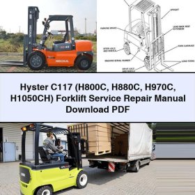 Hyster C117 (H800C H880C H970C H1050CH) Gabelstapler Service- und Reparaturhandbuch