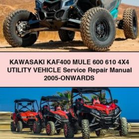 Kawasaki KAF400 Mule 600/610 4x4 Werkstatt-Handbuch (2005-heute) PDF Download