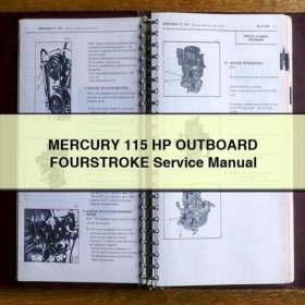 Mercury 115 PS Viertakt Außenbordmotor Service Handbuch PDF Download