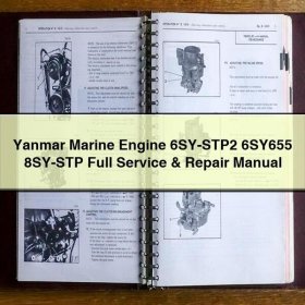 Yanmar Marine Engine 6SY-STP2 6SY655 8SY-STP Full Service & Repair Manual