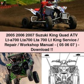 Suzuki King Quad 700 (2005-2007) Werkstatt-Handbuch - PDF Download
