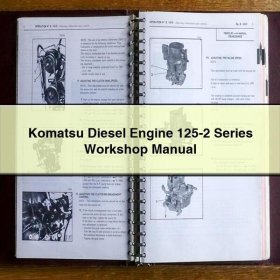 Komatsu Dieselmotor 125-2 Serie Werkstatt Handbuch