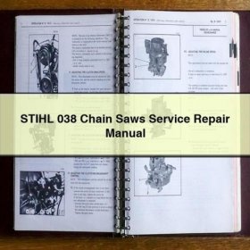 Stihl 038 Motorsägen Service- und Reparaturhandbuch (PDF)